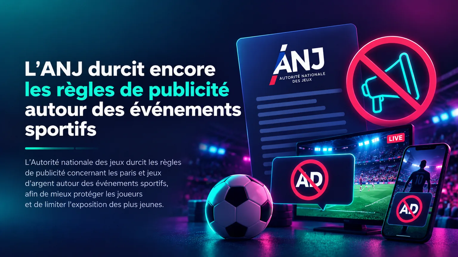 ANJ et nouvelle regulation publicitaire autour du sport